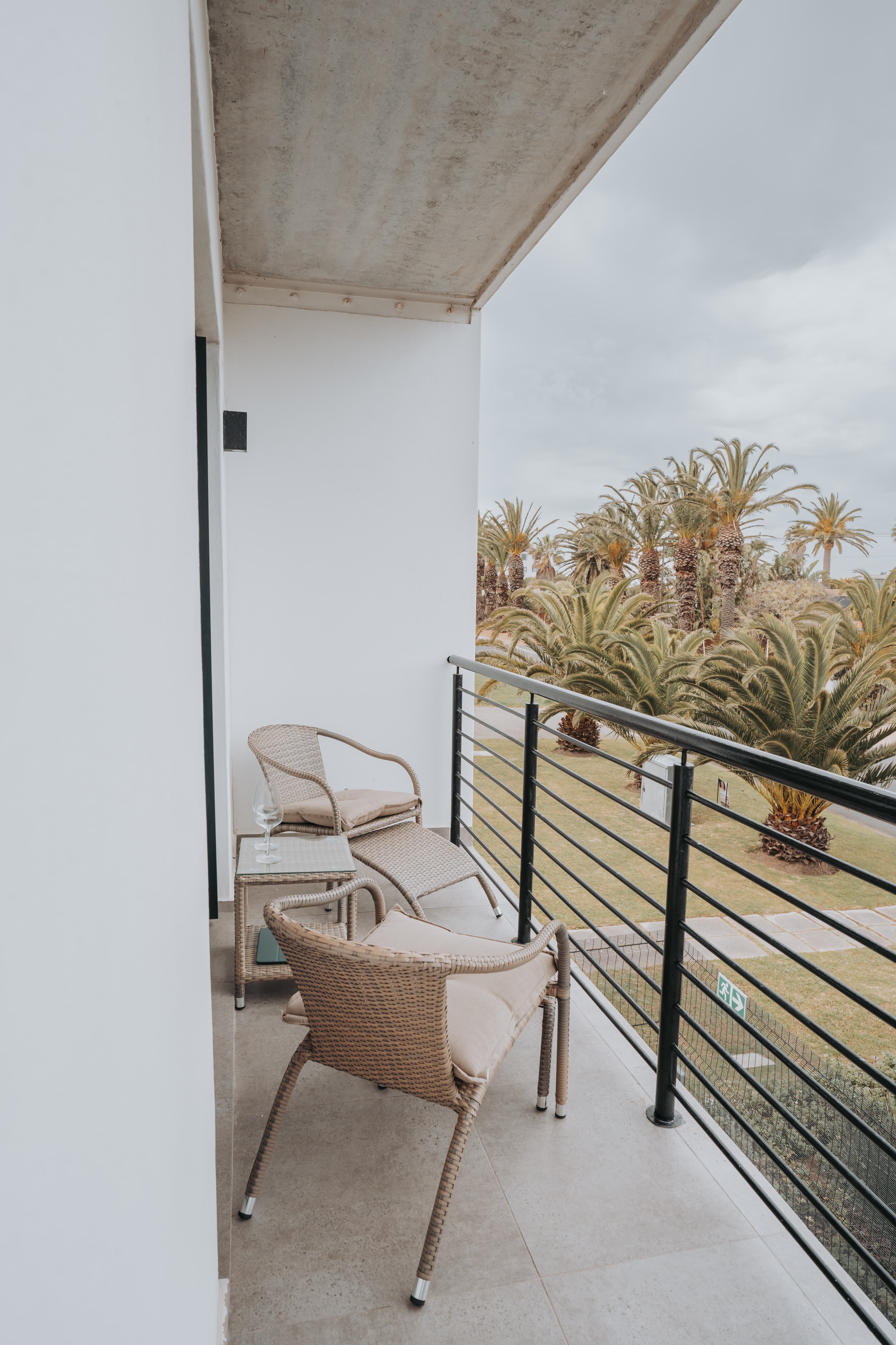 Balcony with views